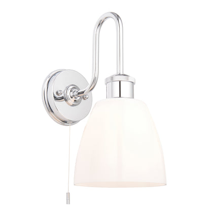 Piper 1 Wall Light Chrome – Chrome