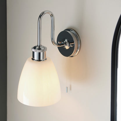 Piper 1 Wall Light Chrome – Chrome