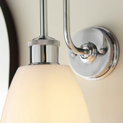 Piper 1 Wall Light Chrome – Chrome