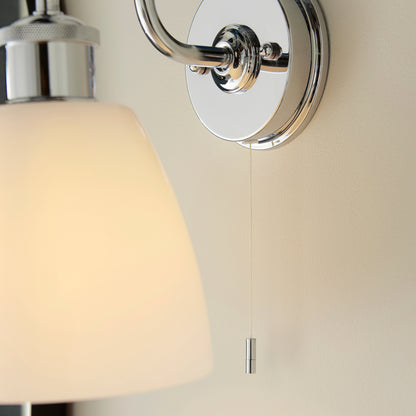 Piper 1 Wall Light Chrome – Chrome