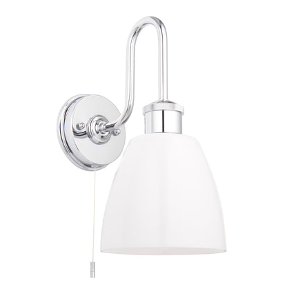 Piper 1 Wall Light Chrome – Chrome