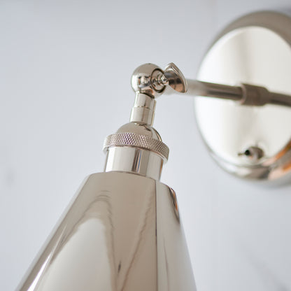 Hal 1 Wall Light Bright Nickel – Nickel