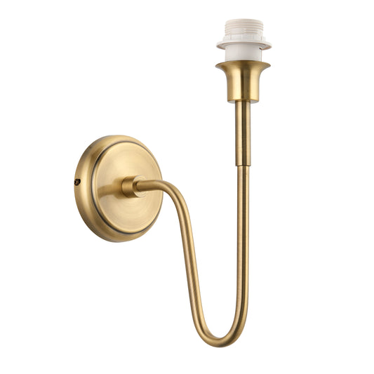 Rouen 1 Wall Light Antique Brass – Brass