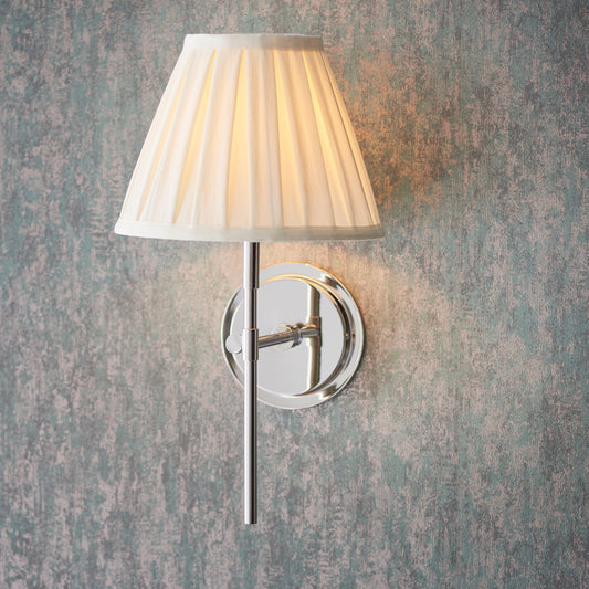 Rennes 1 Wall Light Nickel – Nickel
