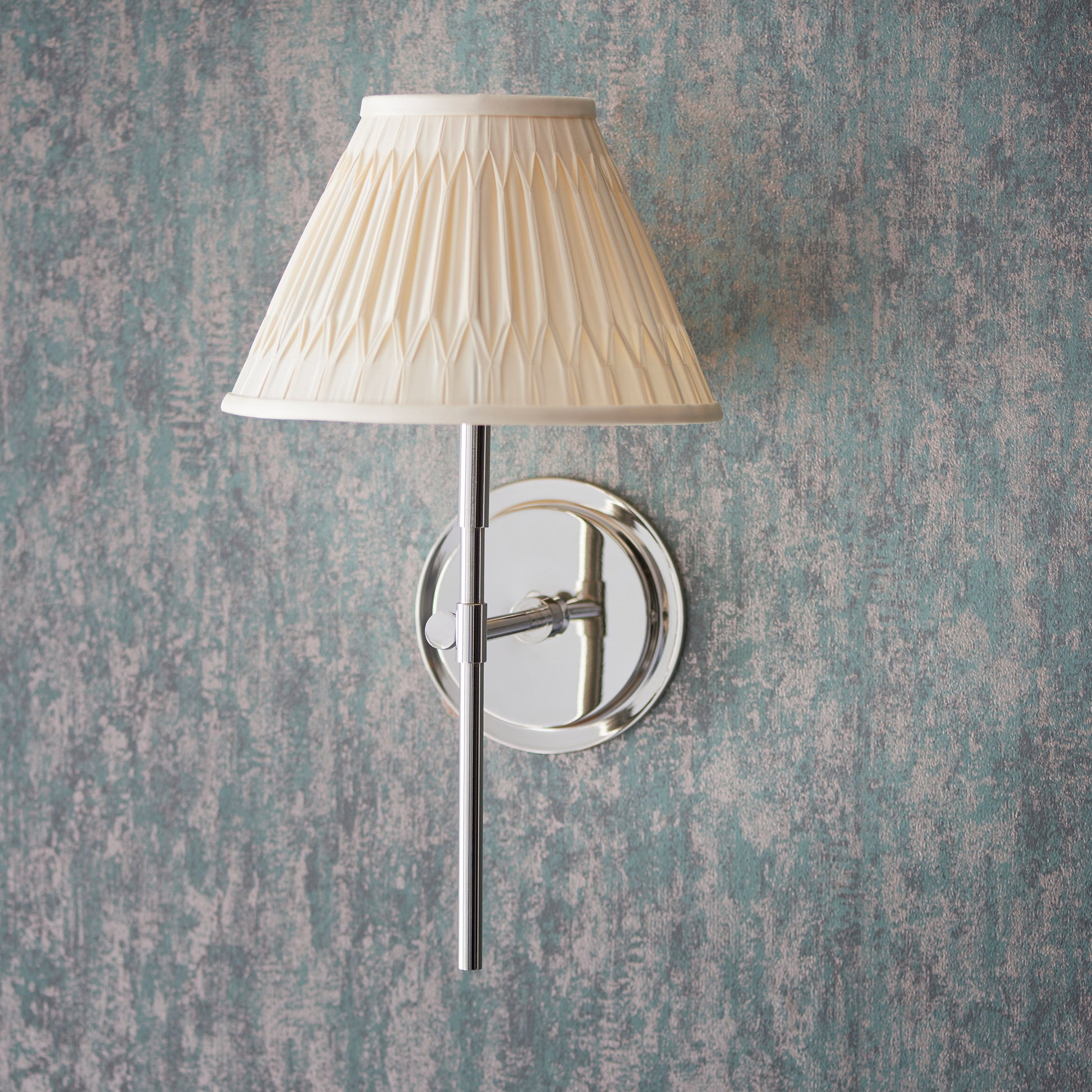 Rennes 1 Wall Light Nickel – Nickel