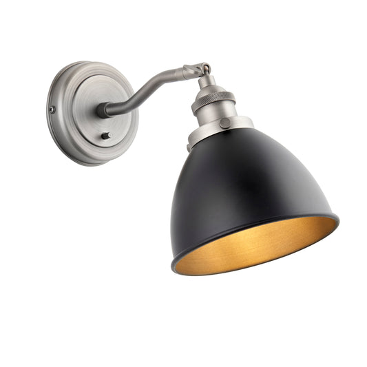 Franklin 1 Wall Light Pewter – Pewter