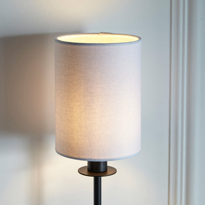 Sancerre 1 Wall Light Matt Black – White