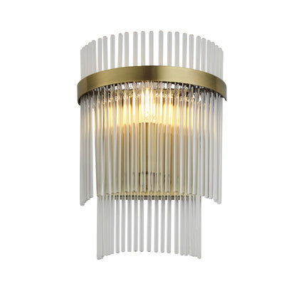 Marietta 1 Wall Light Antique Brass – Brass