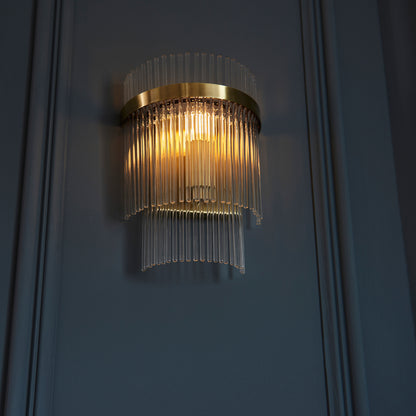 Marietta 1 Wall Light Antique Brass – Brass