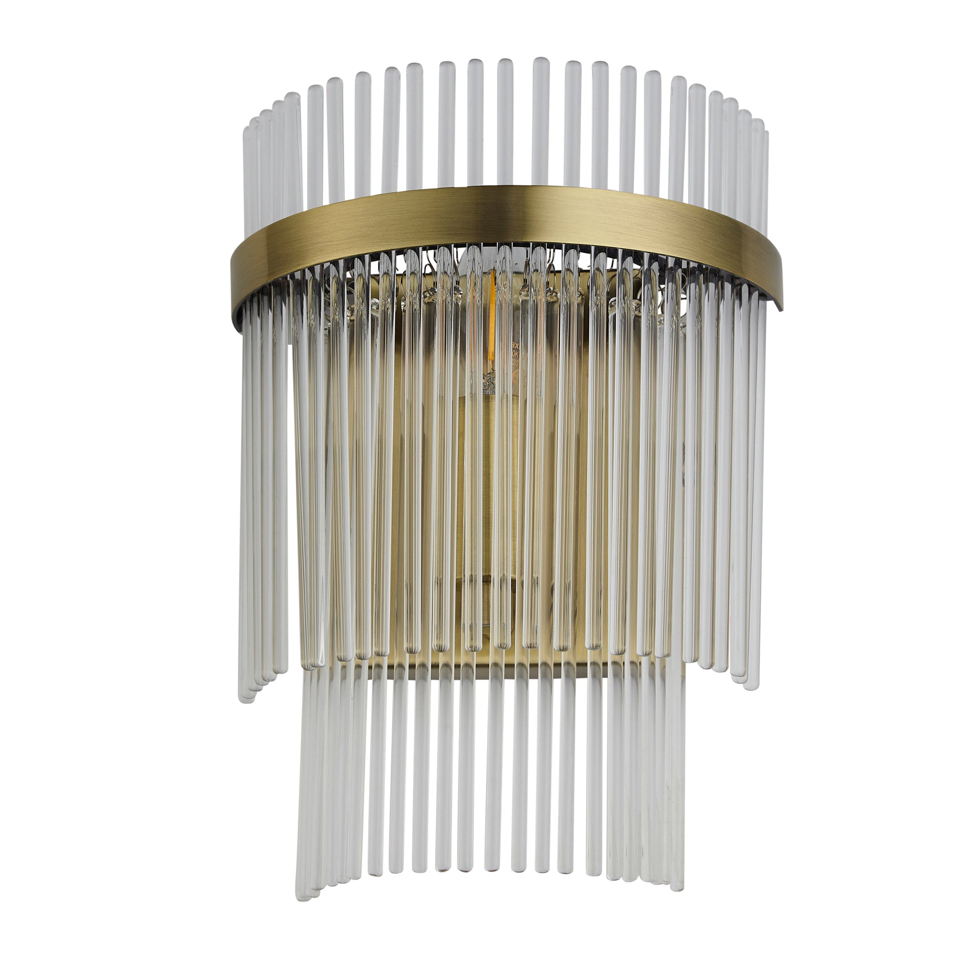 Marietta 1 Wall Light Antique Brass – Brass