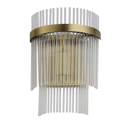 Marietta 1 Wall Light Antique Brass – Brass