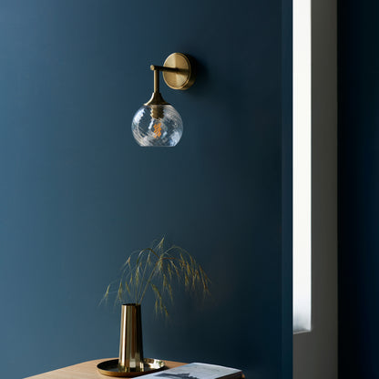 Allegra 1 Wall Light Antique Brass – Brass