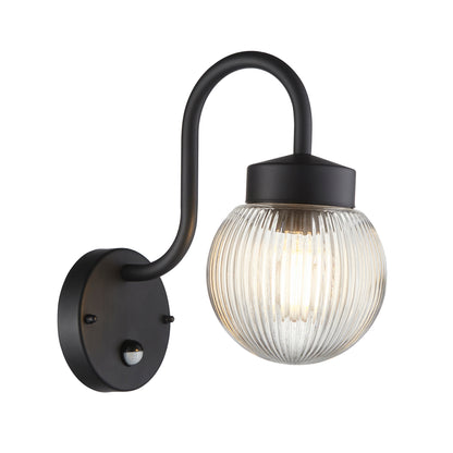 Eldon 1 Wall Light Black – Black