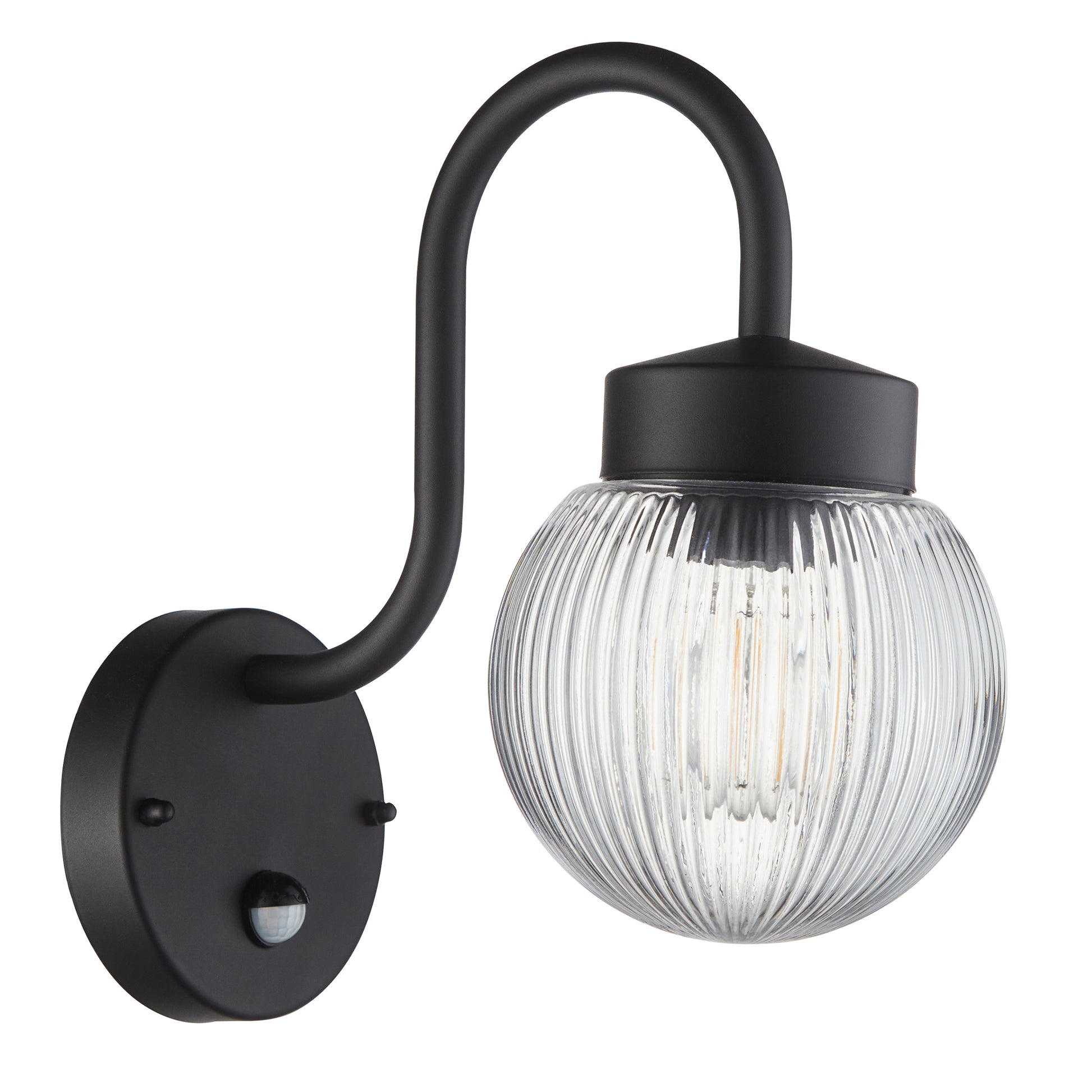 Eldon 1 Wall Light Black – Black