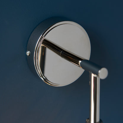 Allegra 1 Wall Light Bright Nickel – Nickel