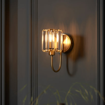 Berenice 1 Wall Light Antique Brass – Brass