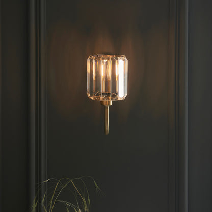 Berenice 1 Wall Light Antique Brass – Brass