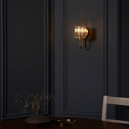 Berenice 1 Wall Light Antique Brass – Brass