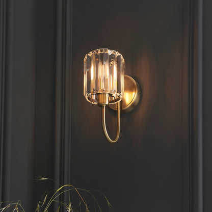 Berenice 1 Wall Light Antique Brass – Brass