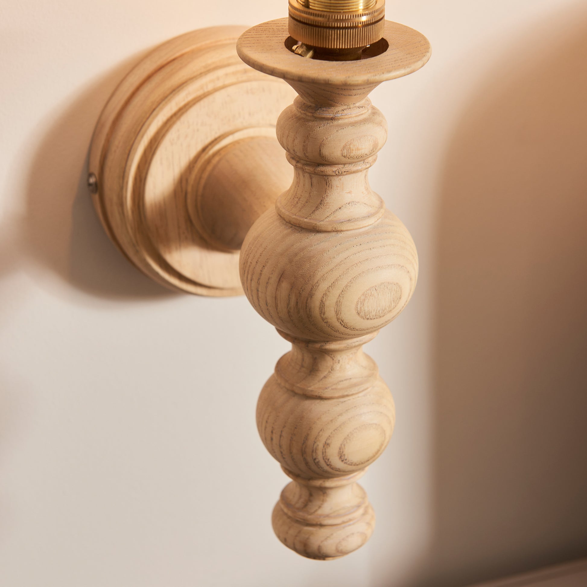 Bibury 1 Wall Light Natural Ash – Natural