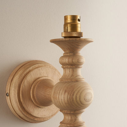 Bibury 1 Wall Light Natural Ash – Natural