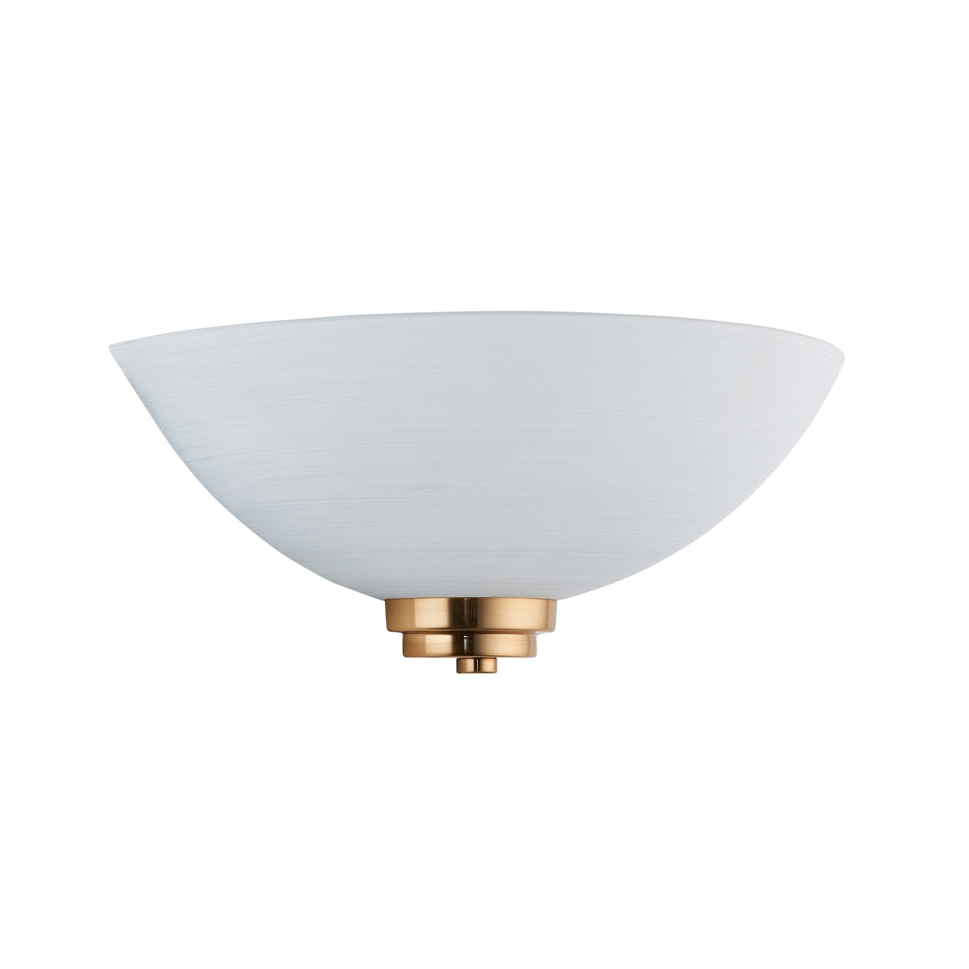 Welles 1 Wall Light Brushed Aged Brass – Brass