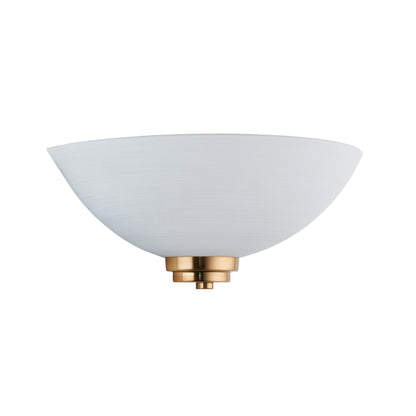 Welles 1 Wall Light Brushed Aged Brass – Brass