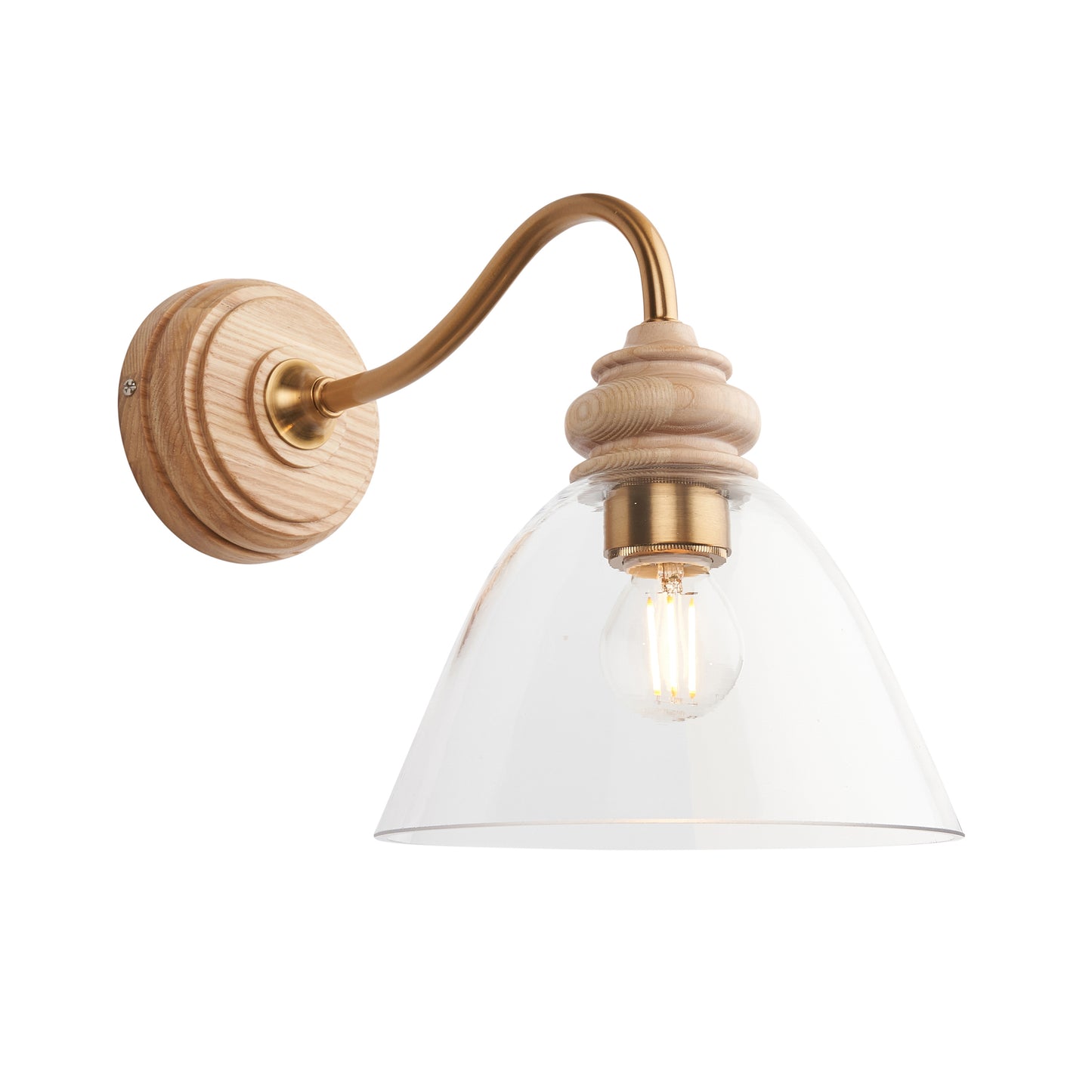 Cotswold 1 Wall Light Natural Ash – Natural