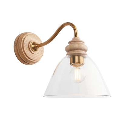 Cotswold 1 Wall Light Natural Ash – Natural