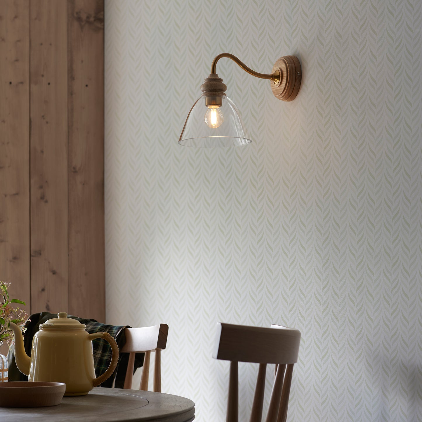 Cotswold 1 Wall Light Natural Ash – Natural