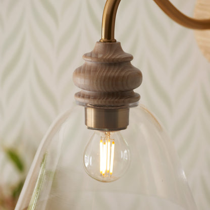 Cotswold 1 Wall Light Natural Ash – Natural