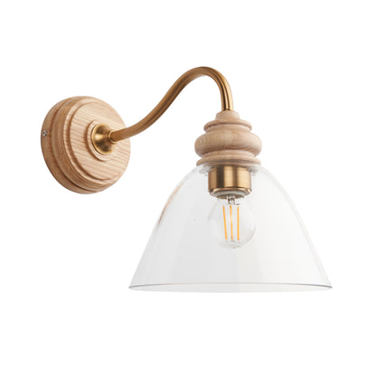 Cotswold 1 Wall Light Natural Ash – Natural