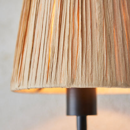 Wriggle 1 Wall Light Matt Black – Natural