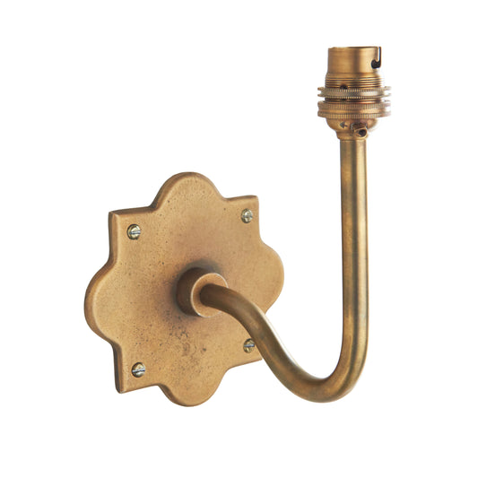 Anvil Swan Wall Light Antique Brass – Brass