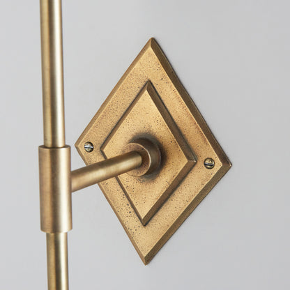 Diamond Tall Wall Light Antique Brass – Brass