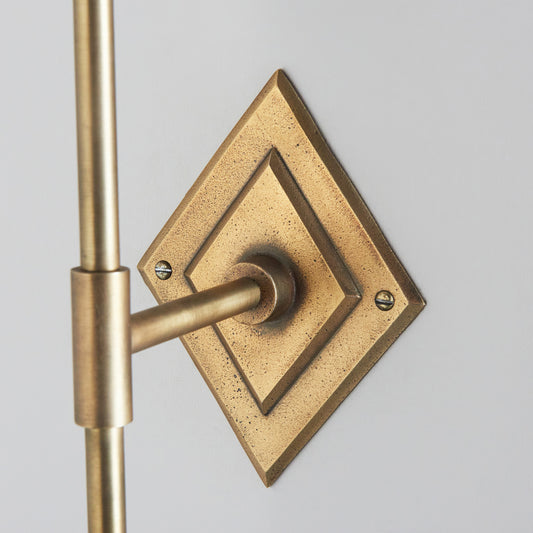 Diamond Tall Wall Light Antique Brass – Brass