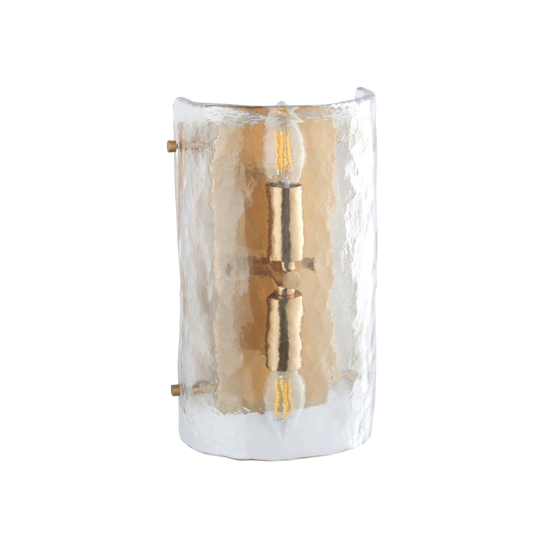 Keller Wall Light Brushed Aged Brass – Brass