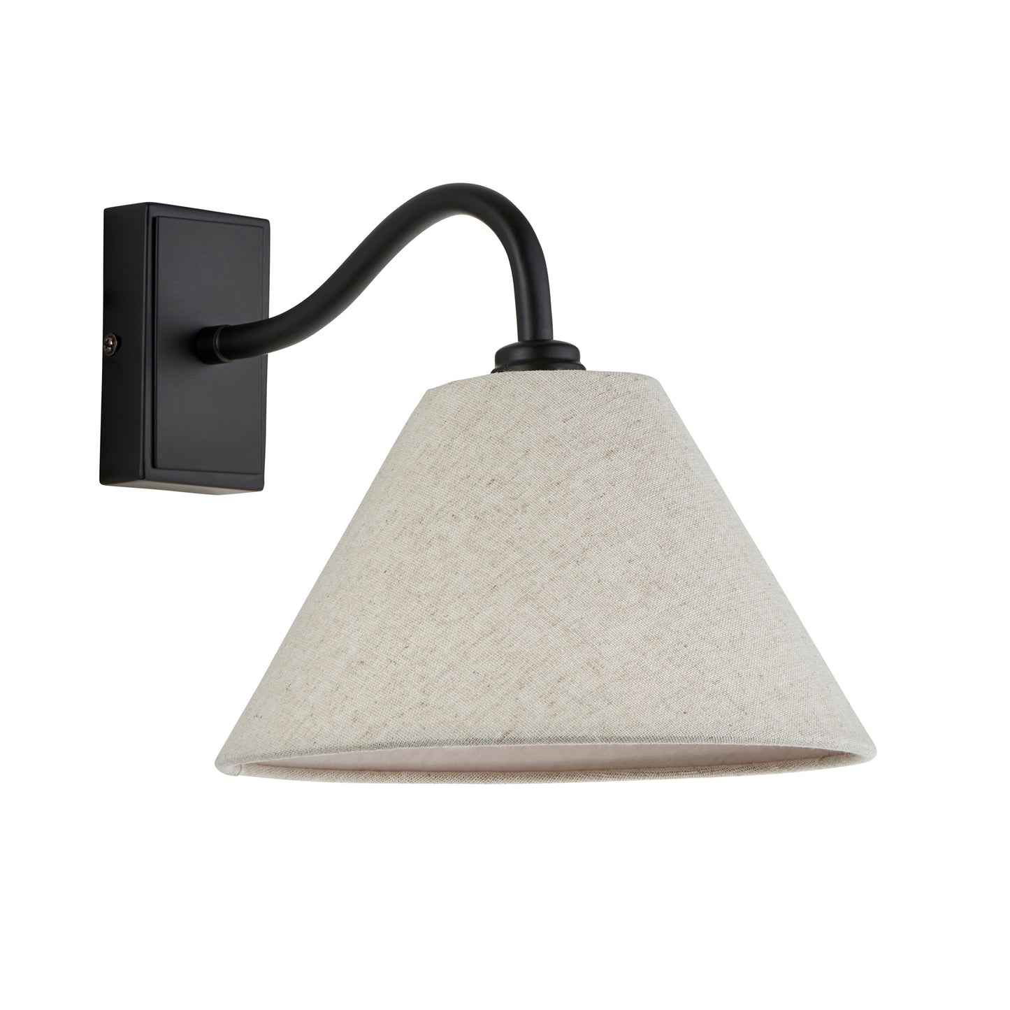 Knole Wall Light Matt Black – Black