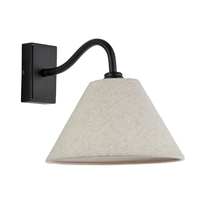 Knole Wall Light Matt Black – Black