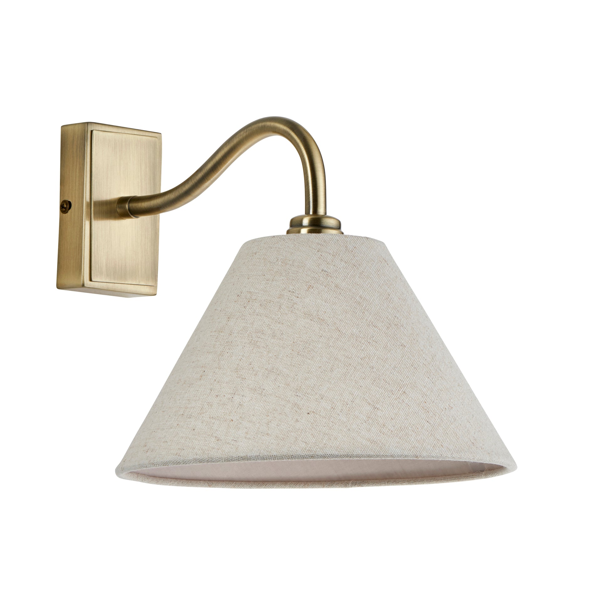 Knole Wall Light Antique Brass – Brass