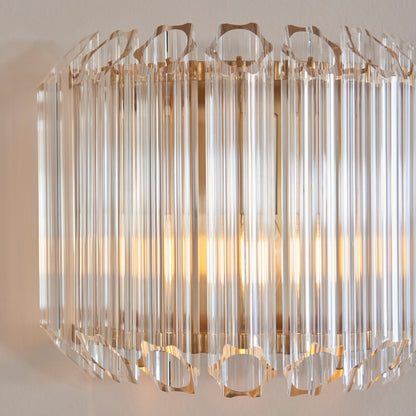 Valentina Wall Light Brushed Aged Brass – Brass