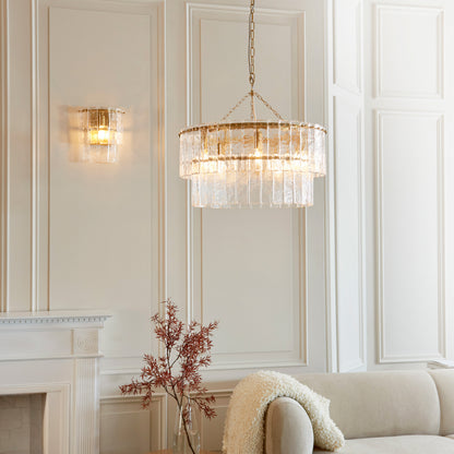 Karine Wall Light Brushed Aged Brass – Brass