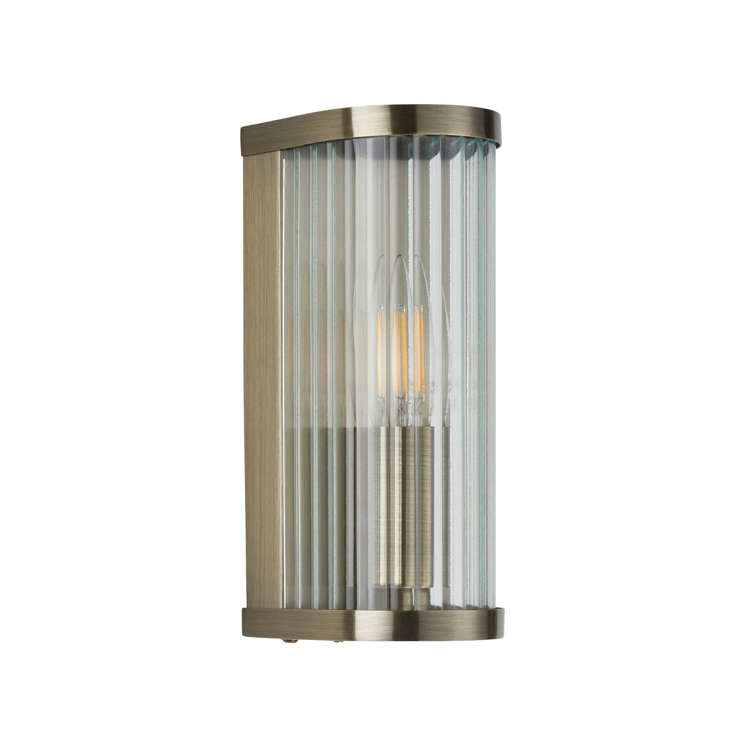 Ridgeton 1 Wall Light Antique Brass – Brass