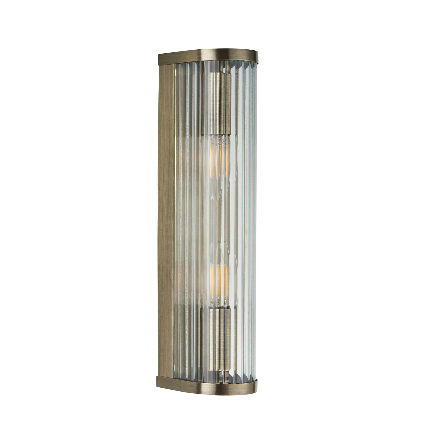 Ridgeton 2 Wall Light Antique Brass – Brass