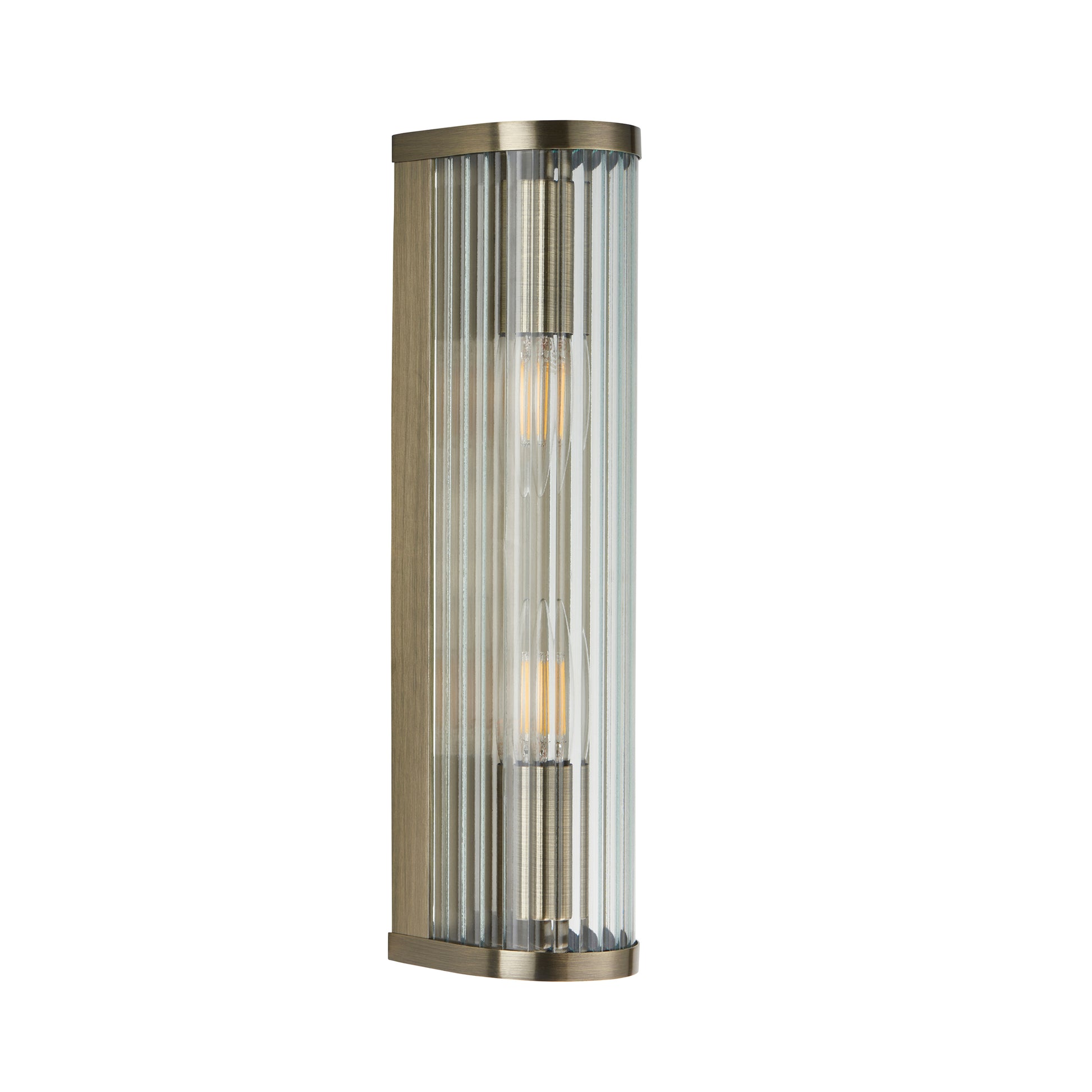 Ridgeton 2 Wall Light Antique Brass – Brass