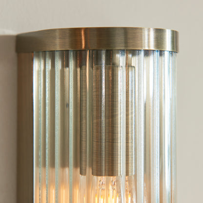 Ridgeton 2 Wall Light Antique Brass – Brass