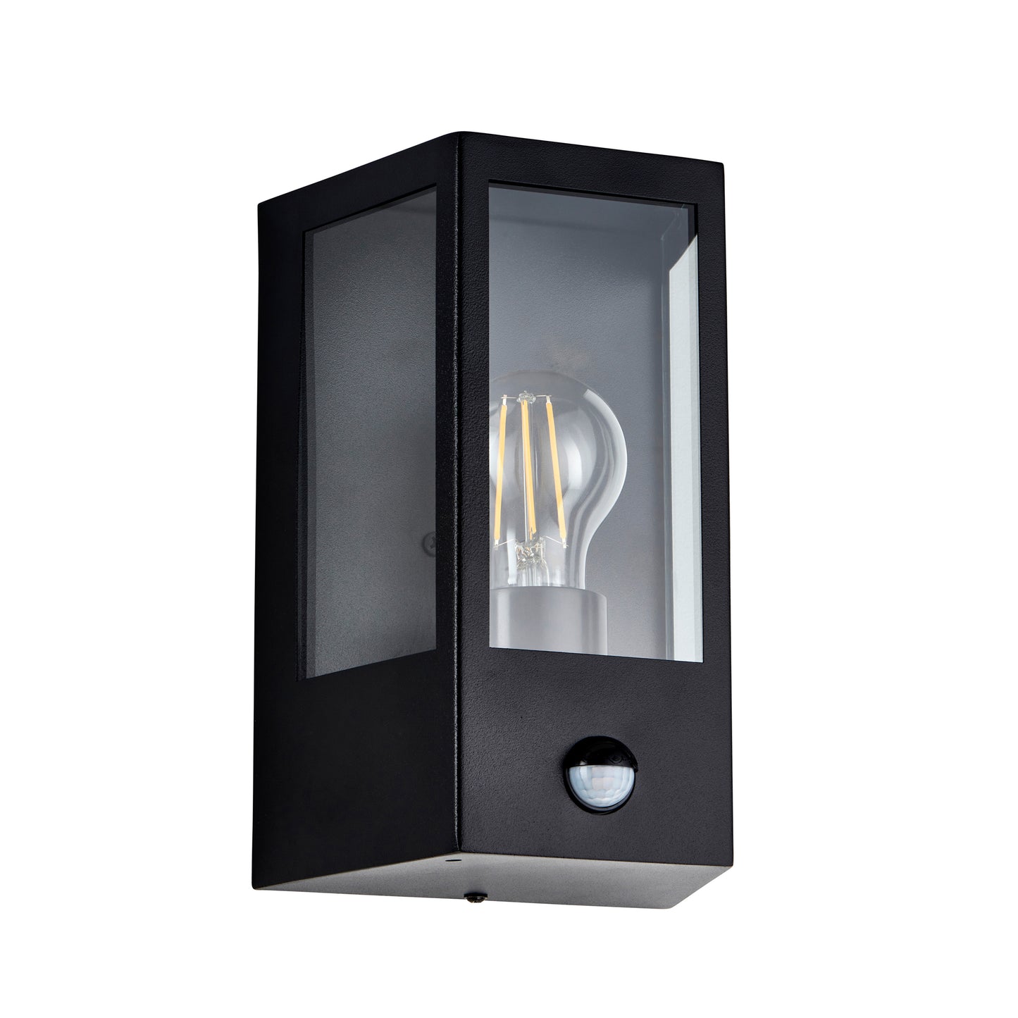 Huntington Outdoor Wall Light Matt Black – Black