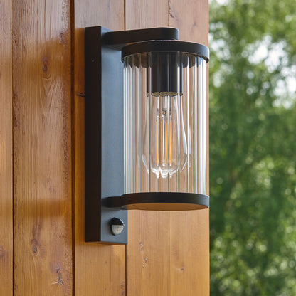 Newcombe Wall Light Matt Black – Black