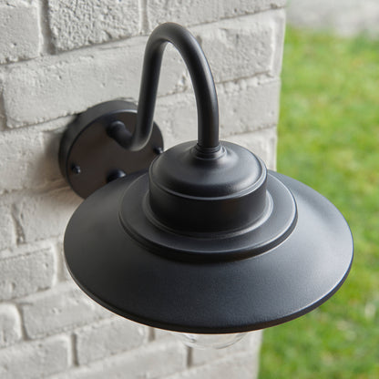 Thornton Wall Light Matt Black – Black