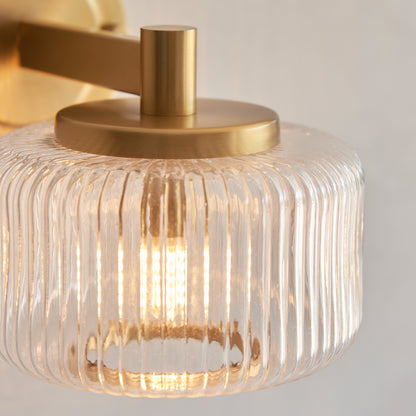 Stamford Wall Light Brushed Aged Brass – Brass